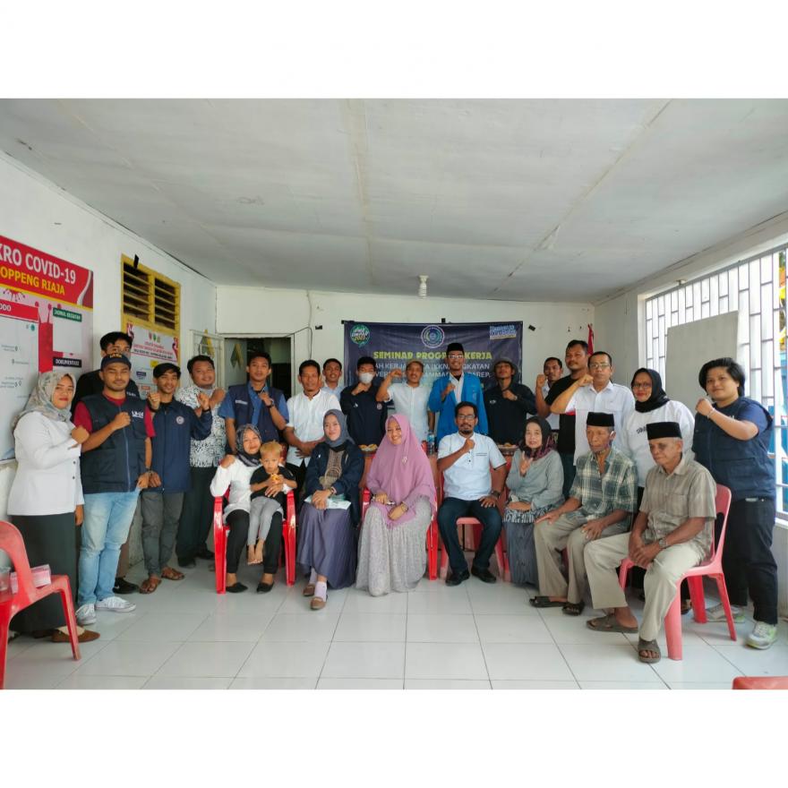 Seminar Proker KKN UMPAR Posko 08 Desa Siddo