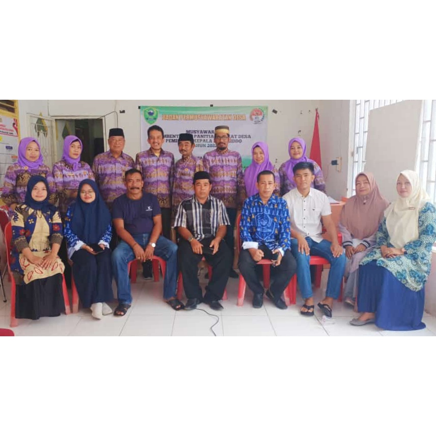 RAPAT PANITIA PEMILIHAN KADES SIDDO BERSAMA BPD SIDDO