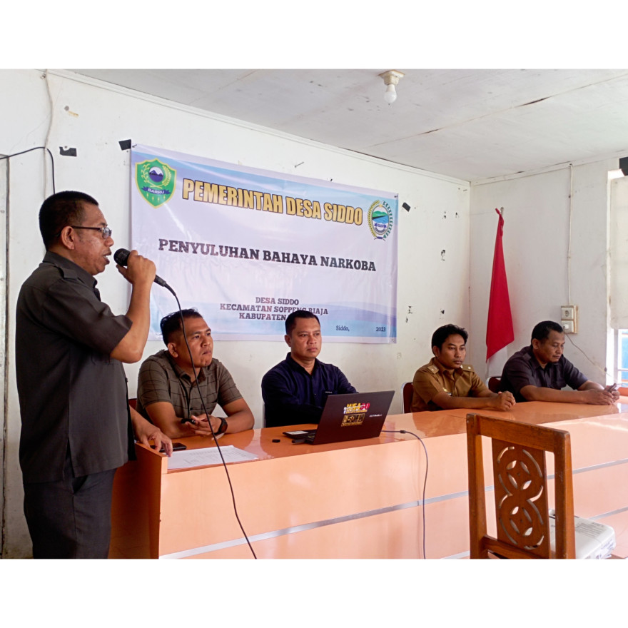 Penyuluhan Bahaya Narkoba, Bagi Generasi Muda Desa Siddo