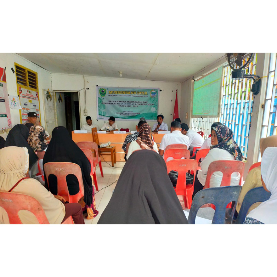 Pemdes Siddo Gelar Musrenbang Desa RPJM Desa Tahun 2023 - 2029