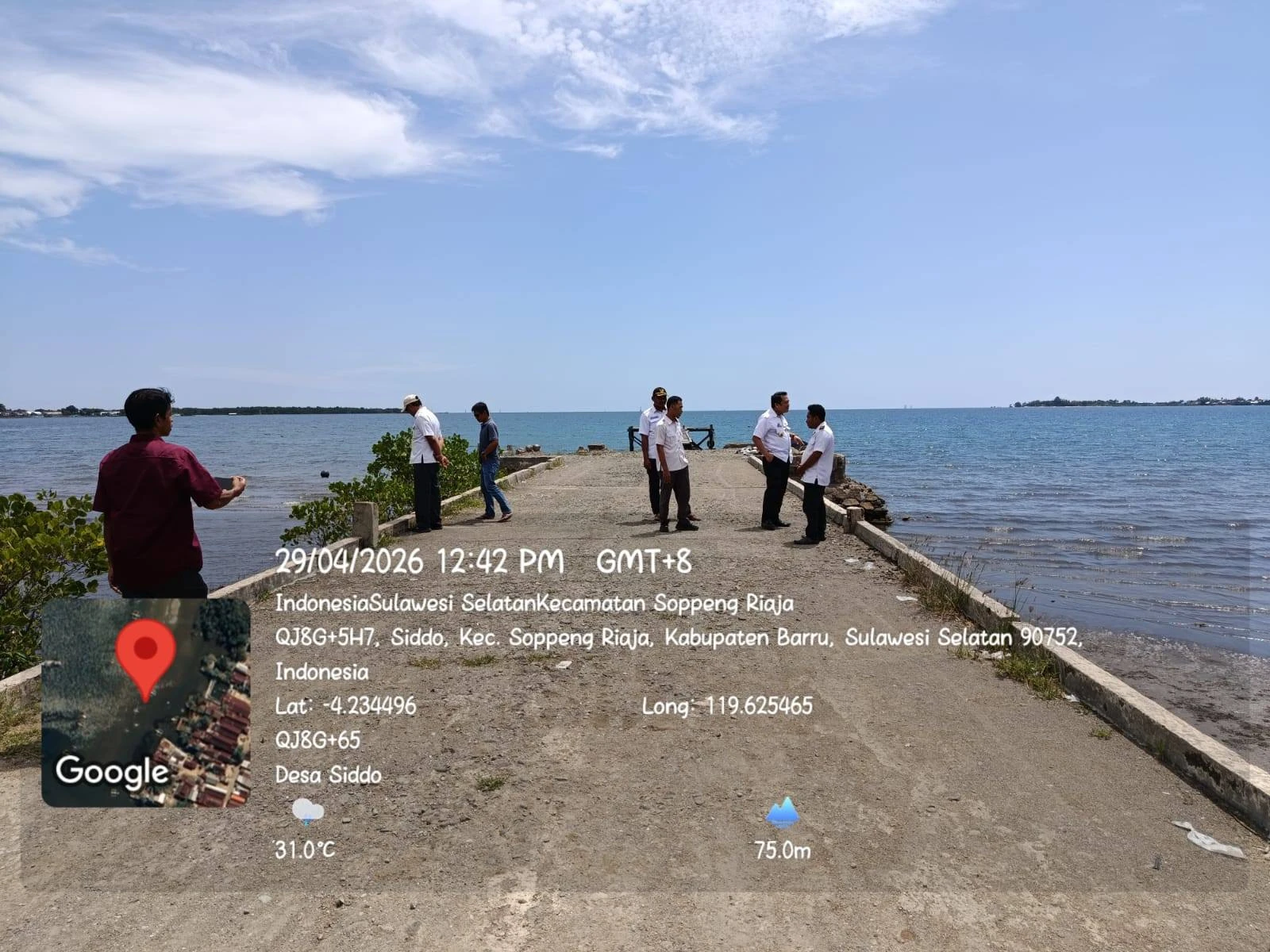 Tinjauan Lapangan Dinas Perikanan